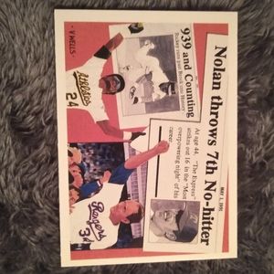 1991 Upperdeck Nolan Ryan and Rickey Henderson